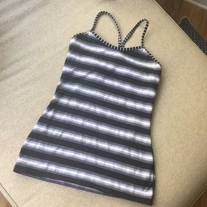Lululemon-striped athletic tank
